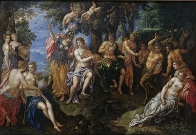 Le concours entre Apollon et Pan - Hendrick de Clerck